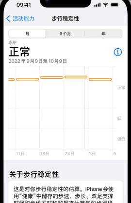 正镶白iPhone手机维修如何在iPhone开启'步行稳定性通知'