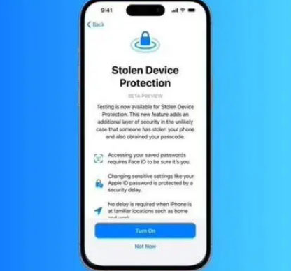 正镶白苹果授权维修店分享被盗设备保护功能开启方法 