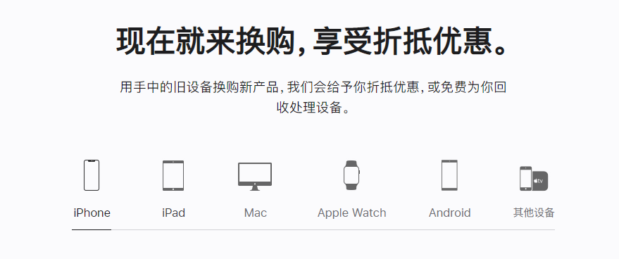 正镶白苹果手机维修分享iPhone以旧换新的去处 