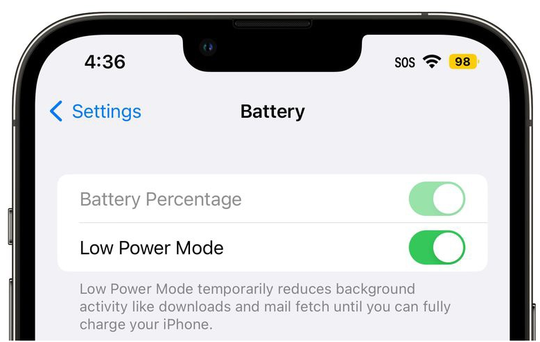 正镶白苹果手机维修分享iOS 16 Beta 6电池百分比显示和Beta 5有什么不同 