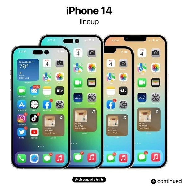正镶白苹果14维修分享iPhone 14全家福 