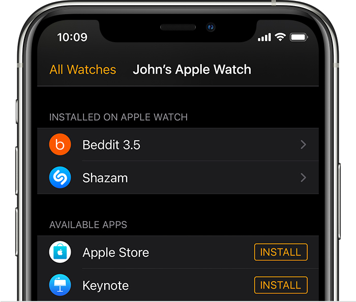 正镶白苹果手机维修分享如何在 Apple Watch 上下载应用 